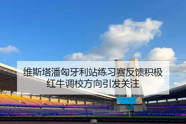 维斯塔潘匈牙利站练习赛反馈积极 红牛调校方向引发关注